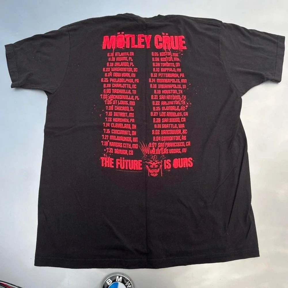 Motley Crue The Future Tour Band Tshirt